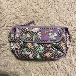 Sanrio Lavender Zip Pouch with Mesh Interior
